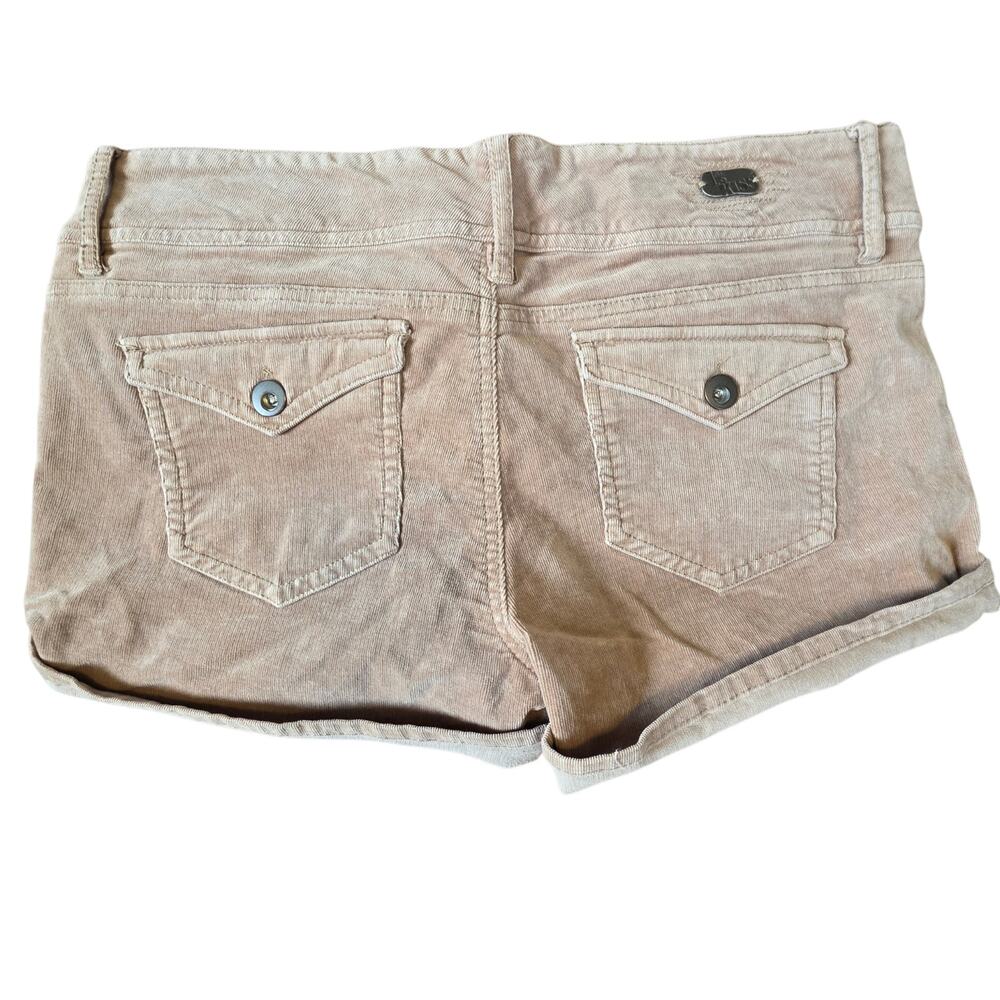 Y2K 1st Kiss Corduroy Low Rise Micro Shorts Sz 13